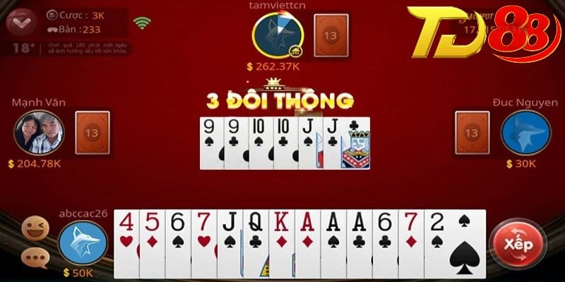 Bí quyết cược tiến lên bất bại